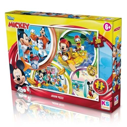 KS PUZZLE MICKEY MOUSE 200 PCS MCH 113