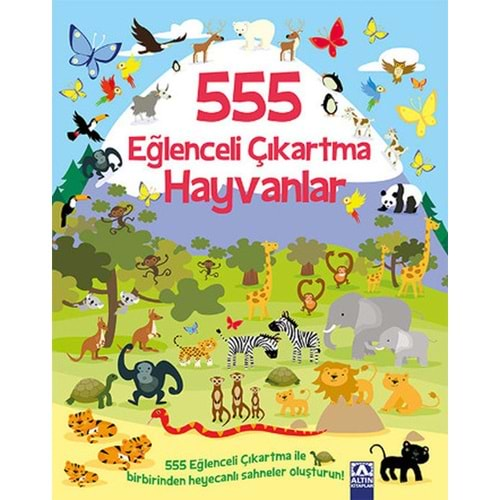 555 EĞLENCELİ ÇIKARTMA - HAYVANLAR