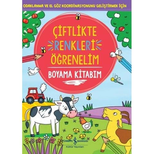 ÇİFTLİKTEKİ RENKLERİ ÖĞRENELİM BOYAMA KİTABI