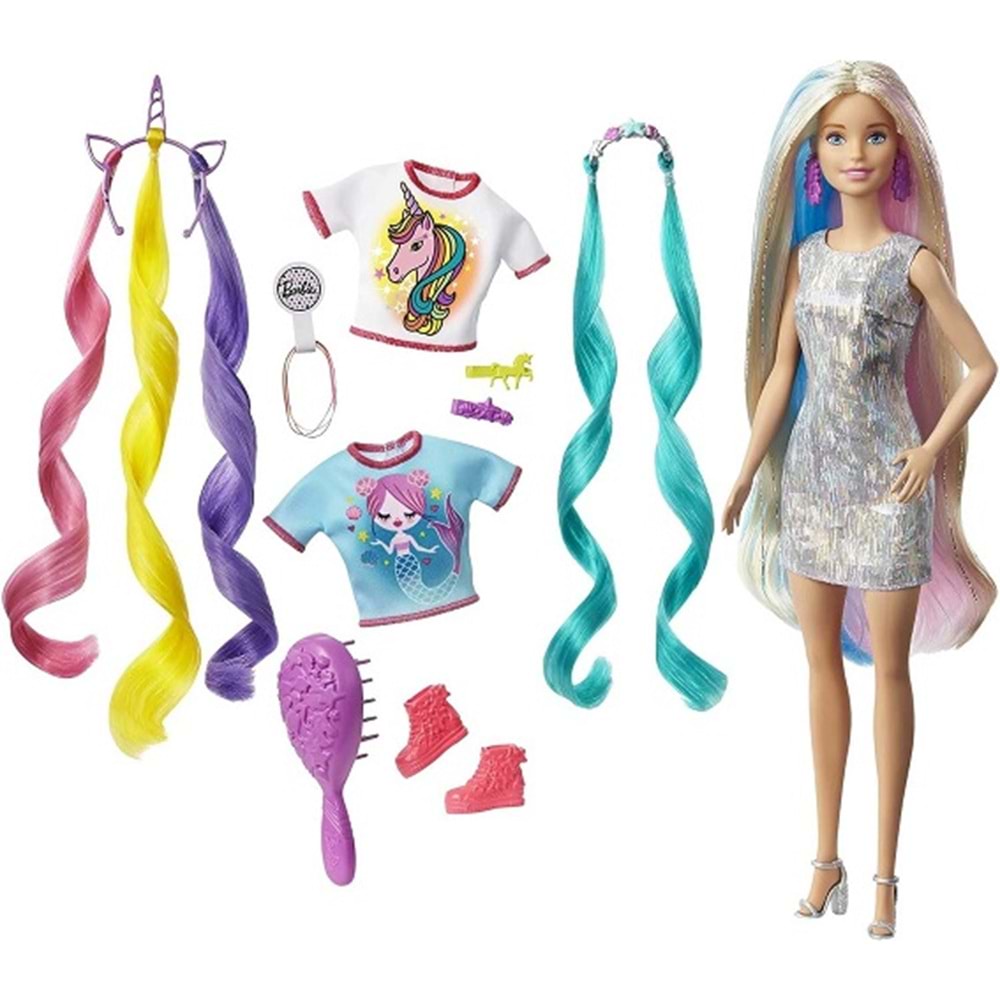 GHN04 BARBIE SONSUZ SAÇ EĞLENCESİ