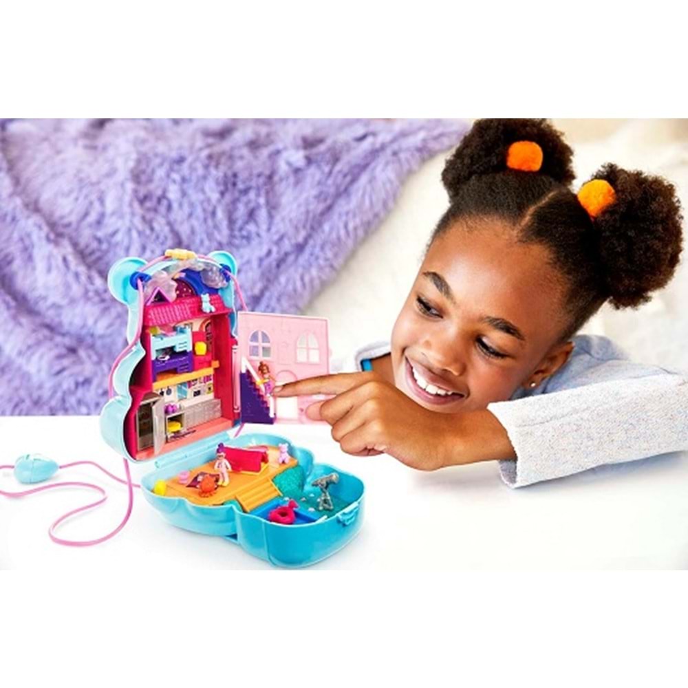 GKJ63 POLLY POCKET ÇANTA OLABİLEN MICRO SET