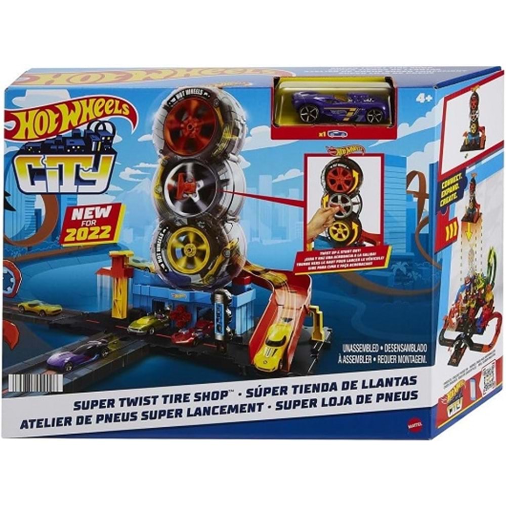 HDP02 HOT WHELLS TEKERLEK KULESİ PİSTİ