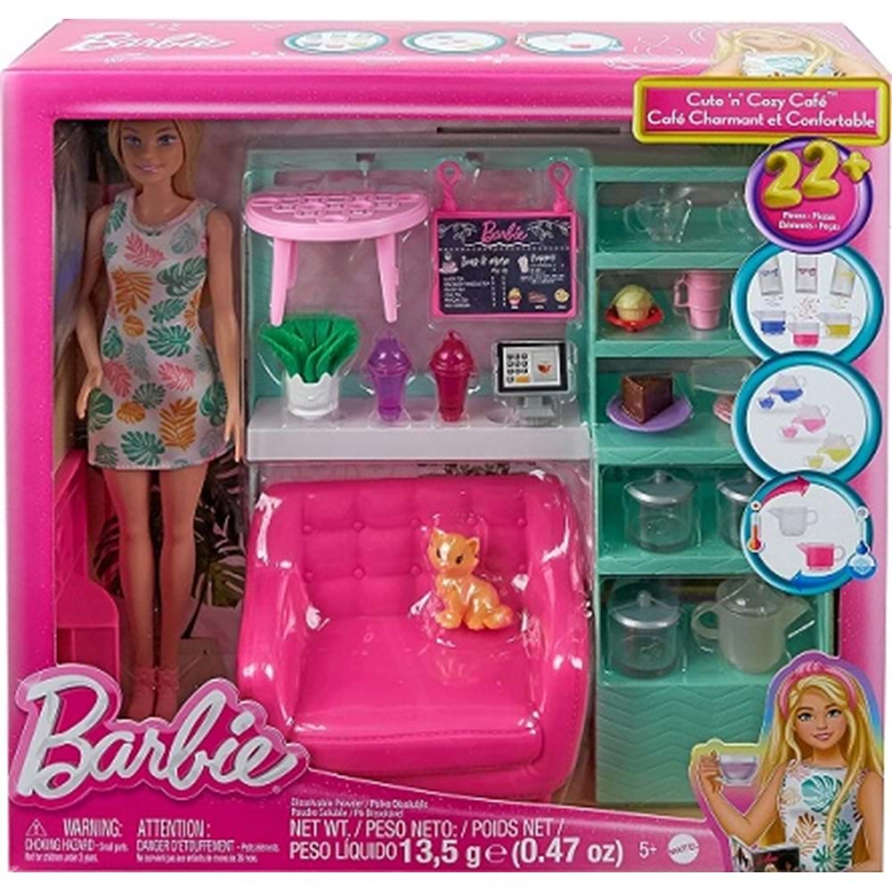 HKT94 BARBIE nin ÇAY SAATİ OYUN SETI