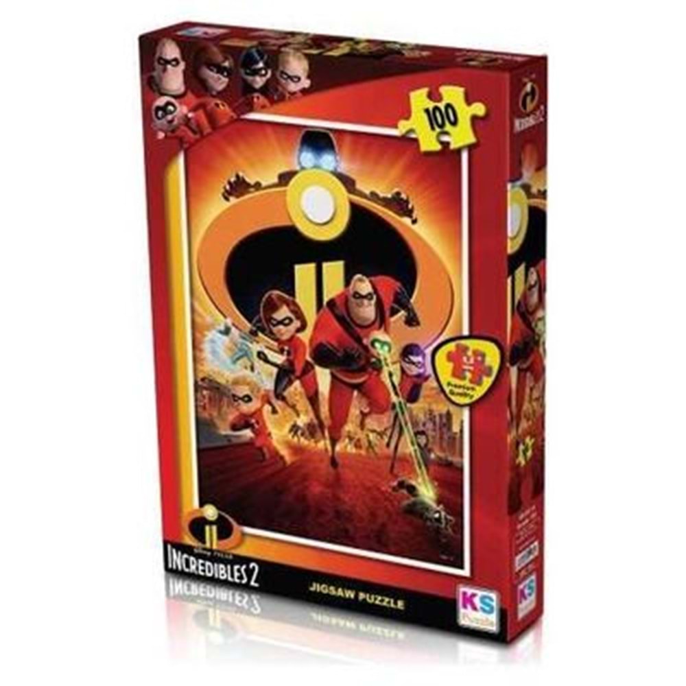 INCREDIBLES 2 PUZZLE 100