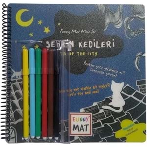 AKADEMİ ÇOCUK FUNNY MAT MİNİ SET KALEMLİ