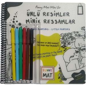 AKADEMİ ÇOCUK FUNNY MAT MİNİ SET KALEMLİ